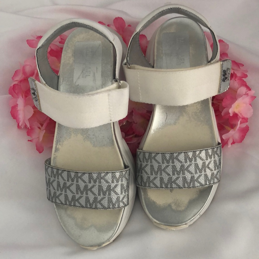 MK Wedge Runway Sandals Size 37